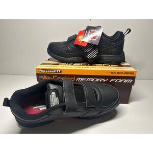 Skechers Men Sz 10 XWide Velcro Slip-Resist Electrical Hazard Shoes Memory Foam